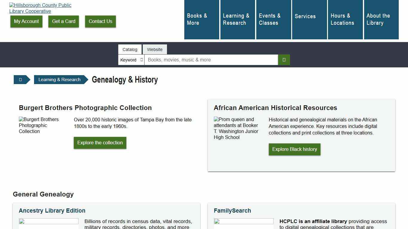 Genealogy & History | HCPLC